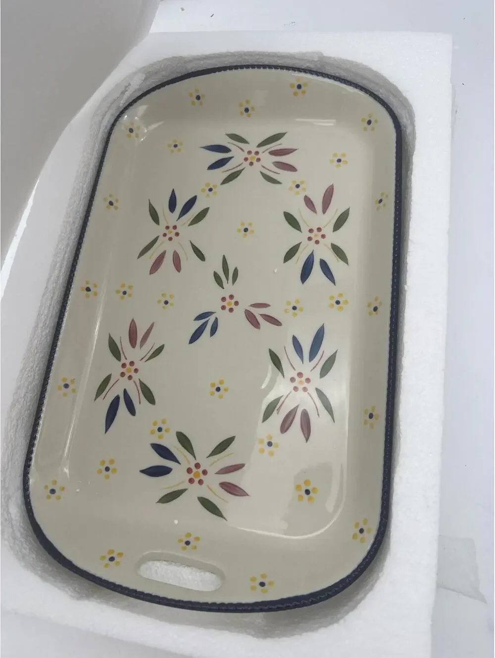 Temptations Old World Blue Baking Dish KFI-XNG-471007 NIB